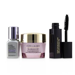 Estee Lauder Beautiful Eyes (Lift+Firm) Set: Resilience Lift Eye Creme 15ml + Perfectionist Pro 7ml + Pure Color Envy Lash #01 Black 2.8ml 3pcs