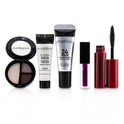 Smashbox Try Me: Fan Faves Set (1x Original Smooth + Blur Primer, 1x Liquid Lipstick, 1x Eyeshadow Trio, 1x Shadow Primer, 1x Mascara) 5pcs