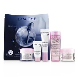 Lancome Hydra Zen Travel Set: Beauty Essence 50ml + Gel-Essence 10ml + Moisturising Cream 15ml + Eye Cream 5ml + Masque 15ml + Genifque Mask 1sheet 6pcs