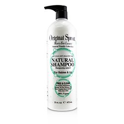 Original Sprout Natural Family Collection Champú Natural (Para Bebés & Niños - Cabello Limpio, Suave, Saludable) 975ml/33oz