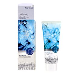 3W Clinic Cleansing Foam - Collagen (Box Slightly Damaged) 100ml/3.38oz