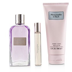 Abercrombie & Fitch First Instinct Coffret: Eau De Parfum Spray 100ml/3.4oz + Loción Corporal 200ml/6.7oz + Eau De Parfum Spray 15ml/0.5oz 3pcs