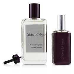 Atelier Cologne Musc Imperial Coffret: Cologne Absolue Spray 100ml/3.3oz + Cologne Absolue Refillable Spray 30ml/1oz + Leather Case 3pcs