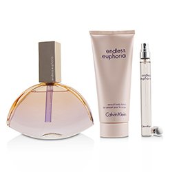 卡文克萊 CK Endless Euphoria Coffret: Eau De Parfum Spray 125ml/4oz + Sensual Body Lotion 100ml/3.4oz + Eau De Parfum Spray 10ml/0.33oz 3pcs