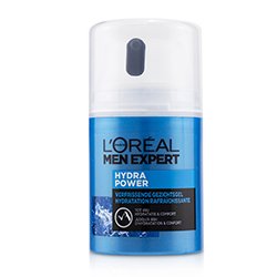 L'Oreal Men Expert Hydra Power Gel Facial Refrescante Para Hidratación & Comodidad de 48 Horas 50ml/1.69oz