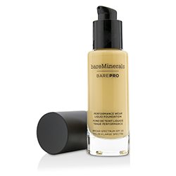 Bare Escentuals BarePro Performance Wear Liquid Foundation SPF20 - # 13 Golden Nude (Box Slightly Damaged) 30ml/1oz