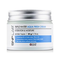 SNP Lab+ Triple Water Aqua Fresh Cream - Hydration & Moisture (For All Skin Types) 50g/1.76oz