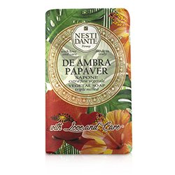 Nesti Dante Triple Milled Vegetal Soap With Love & Care - De Ambra Papaver 250g/8.8oz