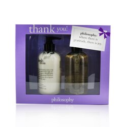 Philosophy Fresh Cream Coffret: Hand Wash 240ml/8oz + Hand Lotion 240ml/8oz 2pcs