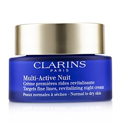 Clarins Multi-Active Night Targets Fine Lines Revitalizing Night Cream - For Normal to Dry Skin (Box Slightly Damaged) 50ml/1.6oz