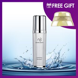 Natural Beauty Hydrating Emulsion 120ml (Free: Shiseido Bio Performance Advanced Super Revitalizing Cream 50ml) 2pcs