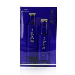 קוס Sekkisei Excellent Lotion & Emulsion Set: Lotion Excellent 200ml + Emulsion Excellent 140ml 2pcs