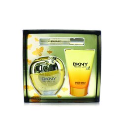DKNY Nectar Love Coffret: Eau De Parfum Spray 100ml/3.4oz + Edp Rollerball 10ml/0.34oz + Gel de Ducha 100m/3.4oz 3pcs