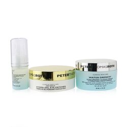 Peter Thomas Roth Good To Glow 3-Piece Hydration & Glow Набор: 24K Gold Патчи для Глаз 15пар + Гиалуроновая Сыворотка 15мл + Увлажняющее Средство 50мл 3pcs