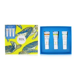 Ren Set Face Mask Trio: Glycol Lactic Mascarilla 15ml + Evercalm Mascarilla 15ml + Clarimatte Mascarilla 15ml 3x15ml/0.5oz