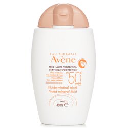 Avene Very High Protection Tinted Mineral Fluid SPF 50+ - For Sensitive & Intolerant Skin 40ml/1.3oz
