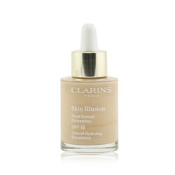 קלרינס Skin Illusion Natural Hydrating Foundation SPF 15 # 102.5 Porcelain 30ml/1oz