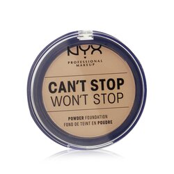 NYX Can't Stop Won't Stop Powder Foundation - # Soft Beige 10.7g/0.37oz