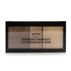 NYX Cream Highlight & Contour Palette - # Medium 11g/0.37oz