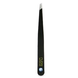 Rubis Tweezers Classic Swarovski - # Black With Sapphire Swarovski Gem -