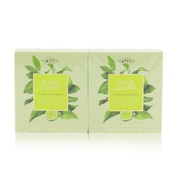4711 Acqua Colonia Lime & Nutmeg Aroma Soap Duo 2x100g/3.5oz