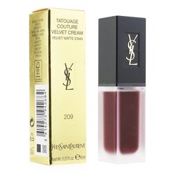 Yves Saint Laurent صبغ مخملي كريمي غير لامع Tatouage Couture - # 209 Anti-Social Prune 6ml/0.2oz