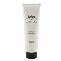 John Masters Organics Hair Mask For Normal Hair with Rose & Apricot 258ml/8.75oz