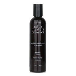 John Masters Organics 2-in-1 Shampoo & Conditioner For Dry Scalp with Zinc & Sage 236ml/8oz