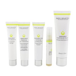 Juice Beauty Brightening Solutions Set: 30 Day Discovery Kit For Brightening & Correcting Uneven Skin Tone (Box Slightly Damaged) 5pcs