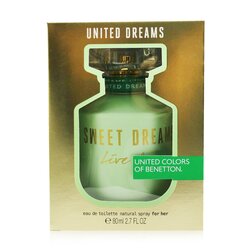 Benetton United Dreams Sweet Dreams Live Free Eau De Toilette Spray 80ml/2.7oz