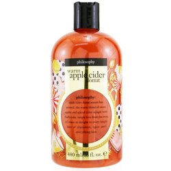 Philosophy Warm Apple Cider Donut Champú, Gel de Ducha & Baño de Burbujas 480ml/16oz