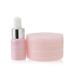HydroPeptide Dew You Mega Minis Kit: Moisture Reset Phytonutrient Facial Oil 0.1 oz + Hydro-Lock Sleep Mask 0.5oz 2pcs