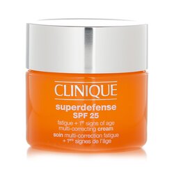 Clinique Superdefense SPF 25 Crema Multi-Correctiva Fatiga + 1ros Signos de Edad - Piel Muy Seca a Seca Mixta 50ml/1.7oz