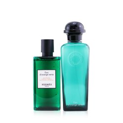 愛馬仕 Eau D'Orange Verte Set: Eau De Cologne Spray 100ml/3.3oz + Hair And Body Shower Gel 80ml/2.7oz 2pcs