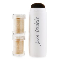 Jane Iredale Powder Me Refillable Brush (1x Brush, 2x Refills) - Tanned