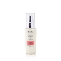 SCOUT Cosmetics Balance & Replenish Light Moisturiser with Calendula, Red Mandarin & Pumpkin (Exp. Date 01/2021) 50ml/1.7oz