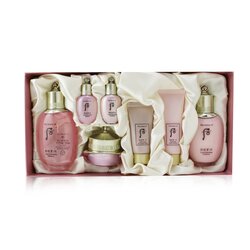 Whoo (The History Of Whoo) Gongjinhyang: Soo Vital Hydrating Set: Balancer (150ml +20ml) + Emulsion (110ml + 20ml) + Cream 20ml + Cleanser 40ml + Overnight Mask 30ml 7pcs