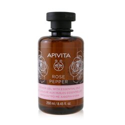 Apivita Rose Pepper Shower Gel with Essential Oils 250ml/8.45oz