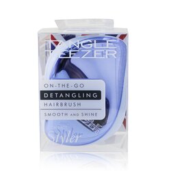 Tangle Teezer Compact Styler On-The-Go Detangling Hair Brush - # Baby Blue Chrome CS-BBC-010220 1pc