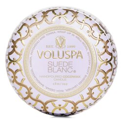Voluspa Mini Tin Candle - Suede Blanc 113g/4oz