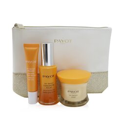 Payot My Payot Energising Ritual 3-Pieces Set : Day Moisturiser 50ml + Eye Care 15ml + Serum 30ml 3pcs+1pouch