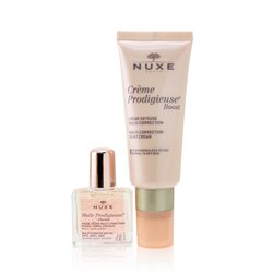 Nuxe Nuxe Gift Set: Creme Prodigieuse Boost Multi-Correction Silky Cream 40ml + Huile Prodigieuse Florale Multi-Purpose Dry Oil 10ml 2pcs