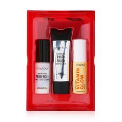 Smashbox Photo Finish Primer Trio Set (1x Photo Finish Primerizer, 1x The Original Photo Finish Smooth & Blur Primer, 1x Photo Finish Vitamin Glow Primer) 3pcs