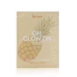 Karuna Oh, Glow On Green Tea-Infused Sheet Mask 3sheets
