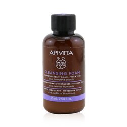 Apivita Cleansing Creamy Foam For Face & Eyes (Mini Size) 75ml/2.54oz