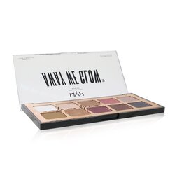NYX Away We Glow Shadow Palette (10x Eyeshadow) - # Lovebeam 10x1g/0.03oz