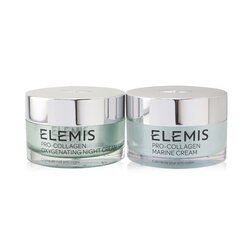 Elemis Pro-Collagen Day & Night Star Duo Set: Marine Cream 50ml/1.6oz + Oxygenating Night Cream 50ml/1.6oz 2pcs