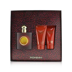 伊夫聖羅蘭 YSL Opium Coffret: Eau De Toilette Spray 50ml/1.6oz +Body Moisturizer 50ml/1.6oz + Luscious Shower Gel 50ml/1.6oz 3pcs