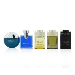 寶格麗 The Men's Gift Collection: Man In Black EDP, Man Wood Essence EDP, Man Wood Neroli EDP, Aqva EDT, Blv EDT 5x5ml/0.17oz