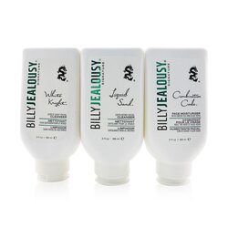 Billy Jealousy Face3Some Kit: Face Moisturizer 88ml + Exfoliating Facial Cleanser 88ml + Gentle Daily Facial Cleanser 88ml (Unboxed) 3pcs